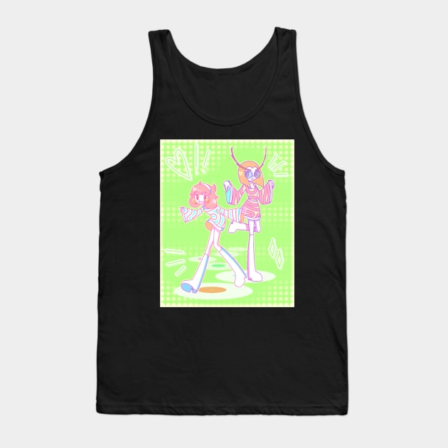 Mary + Twyla GO GO DISCO! Tank Top by arcadekitten